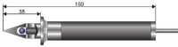 Стеклянный электрод ЭСК-10616/4 (7) без ножа для анализа мяса
