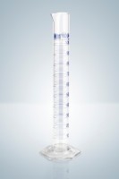 Цилиндр мерный Hirschmann 1000 : 10,0 мл класс А, синяя градуировка