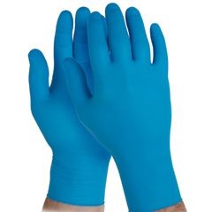 Перчатки нитриловые G10 Arctic Blue, синий цвет, длина 24 см, размер XS (6), 200 шт.