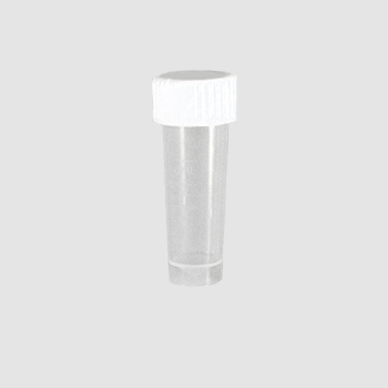 Пробирка цилиндрическая 5 мл, 16х60 мм, с винтовой крышкой, с делениями, п/п, с основанием, стерильная, индивидуальная упаковка, упаковка 100 шт, Гритмед