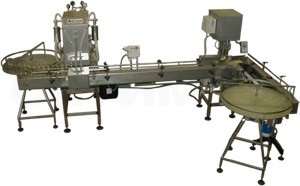 Комплект оборудования для дозированного розлива и укупорки (700-1200 шт/час)