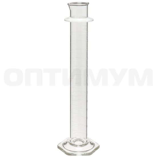 Цилиндр мерный, 50 мл, ц.д. 1,0, со стекл. основ., ТС, 18 шт, Pyrex (Corning)