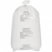 Пакеты для медицинских отходов с информацией 800*900 мм, 80 л, белый, А