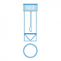 Контейнер лабораторный для взятия проб 30 мл, стерильный, с завинчивающейся крышкой и ложкой, п/п, Литопласт