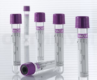 Пробирка вакуумная 3 мл, 13x75 мм с К3 ЭДТА (для гематологических исследований), фиолетовая крышка, 50 шт., VACUETTE