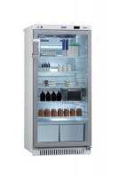 Холодильник фармацевтический ХФ-250-3 POZIS (со стеклянной дверью) (серебро)