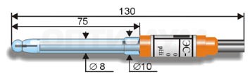 Стеклянный электрод ЭС-10307/4 к pH-150