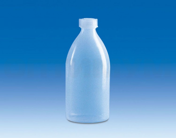 Бутыль VITLAB узкогорлая с винтовой крышкой PE-LD объем 10 мл, PE-LD