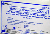 ИХТ «Рота/АденоКомбиСтик» для выявления антигенов ротавируса и аденовируса в фекалиях человека (25 полосок)