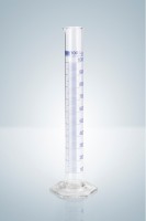 Цилиндр мерный Hirschmann 250 : 2,0 мл класс B, синяя градуировка