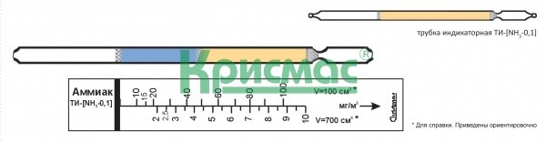 Индикаторная трубка на аммиак 2-10; 10-100 мг/м3