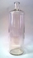 Широкогорлая роллерная бутыль БШБ на 3л для бакпрепаратов, без крышки, под пробку 24 мм (стекло НС-2)