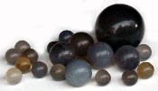 Размольные шары из бразильского агата (диам. 5 мм)