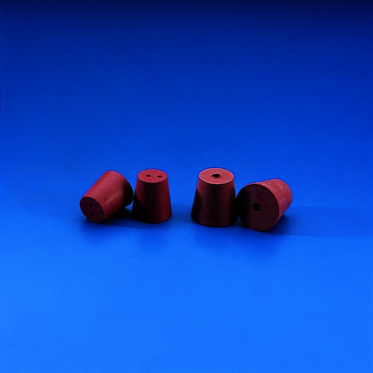 Пробки резиновые с отверстиями 2, 60/43 мм, h-60 мм, Kartell