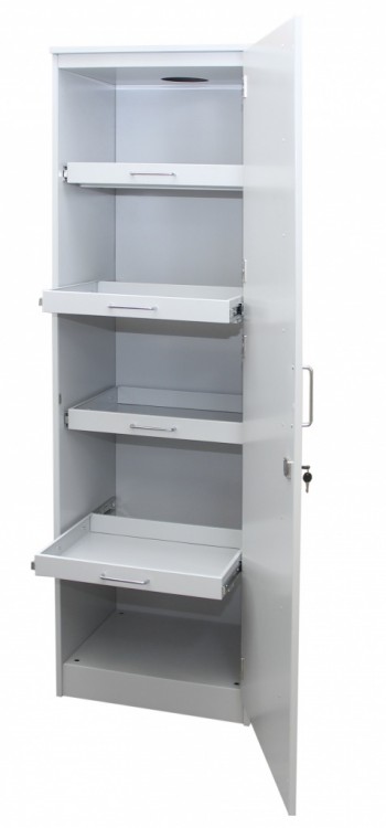 Шкаф для хранения реактивов с выдвижными поддонами ЛАБ-PRO ШМР4П 60.50.193
