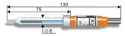 Электрод ЭСр-10107/3,0 двухключевой к pH-150 лабораторный