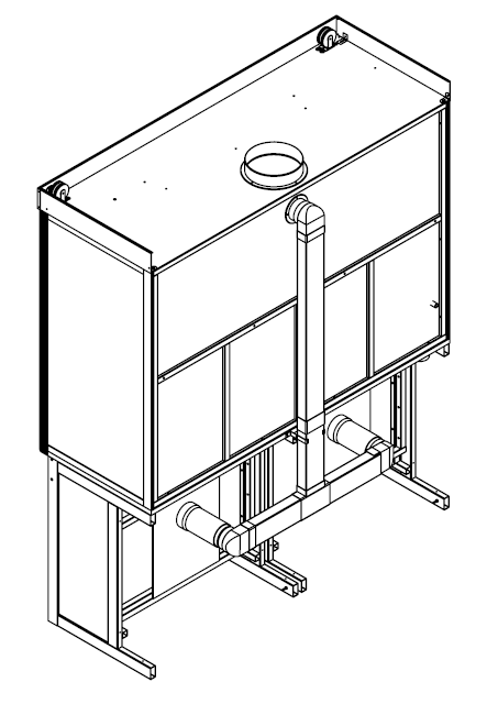 Система вентиляции тумбы вытяжного шкафа ЛАБ-PRO СВТ-ШВ 180