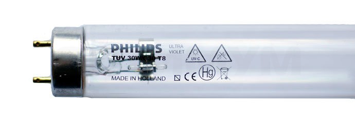 Лампа для микроскопов PHILIPS TUV 30 W G 13, для облучателя ОБН-150 (код ОКП 346700)