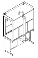 Система вентиляции тумбы вытяжного шкафа ЛАБ-PRO СВТ-ШВ 90/120/150