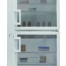 Холодильник фармацевтический двухкамерный ХФД-280 (ТС) POZIS (с дверью из металлопласта и с тонированной стеклянной дверью) (серебро)