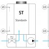 Система хранения и распределения Аквалаб ST-35 Standard++ (бак с насосом и лампой) 307.СХР-02-35