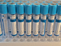 Пробирка вакуумная МиниМед с цитратом натрия 3,8%, 1,8 мл, 13*75 мм, голубой, стекло, упаковка 100 шт
