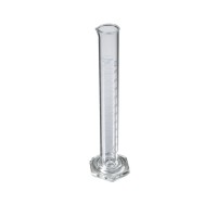 Цилиндр мерный, 500 мл, стекло Vista, кл.А, ц.д. 5,0, с носиком и стекл. основ., ТD, 8 шт, Pyrex (Corning)
