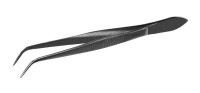 Пинцет остроконечный изогнутый, с закругленными концами, нержавеющая сталь 18/10, 115 мм, Bochem