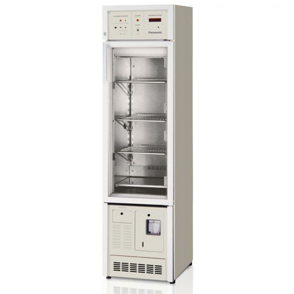 Лабораторный фармацевтический холодильник Sanyo Panasonic MBR-107D для плазмы крови