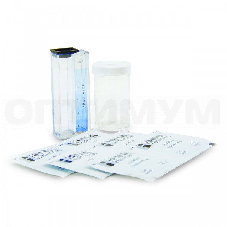 Тест-набор на фосфат Hanna HI3833 (0-5 мг/л), 50 тестов