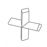 Магнитные перемешивающие элементы Ikaflon 25 Set cross (5 шт.), IKA