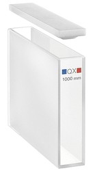 Кювета абсорбционная Hellma 100-QX кварцевая, оптический путь 100 мм