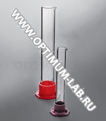 Цилиндр без делений 3-25/195 (50 мл) для ареометров на пластмассовом основании