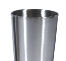 Стакан цилиндрический из серебра Ср99,99 126-6 ГОСТ 6563-75