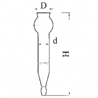Колонка хроматографическая (эскиз 2-112)