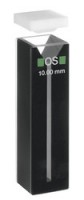 Кювета абсорбционная Hellma 104.002B-OS специальное оптическое стекло, оптический путь 10 мм, черные боковые стенки и основание