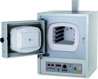Муфельная электропечь ЭКПС-10 до 1250 (16-ступенчатый регулятор, эжекторная вытяжка)