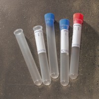 Пробирка цилиндрическая стерильная с пробкой 5 мл, 12*86 мм, с пробкой и этикеткой, стерильная, без делений, п/п, Aptaca