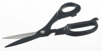 Ножницы универсальные, длина лезвия 60 мм, общая длина 180 мм, нержавеющая сталь, с пластиковыми рукоятками, Bochem