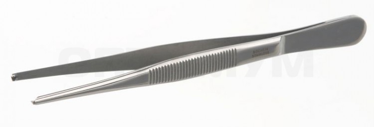 Пинцет хирургический 1:2, длина 130 мм, нержавеющая сталь, Bochem