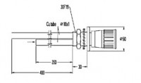 Выносной вентиль и выпускной патрубок для технического (N2) газа LOIP 13324-2/13310-0