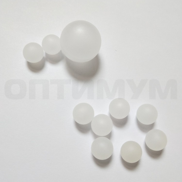 Шарики поливинилиденфторидные ПВДФ, диаметр 25 мм