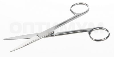 Ножницы для перевязочного материала, длина лезвия 40 мм, общая длина 130 мм, нержавеющая сталь, с острыми концами, Bochem
