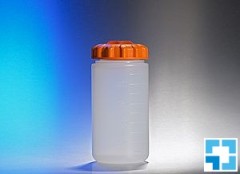Бутыль 250 мл, ПП, плоское дно, навинчивающаяся крышка, нестерильная, 13500g, 4 шт./уп., 36 шт./кор., Corning