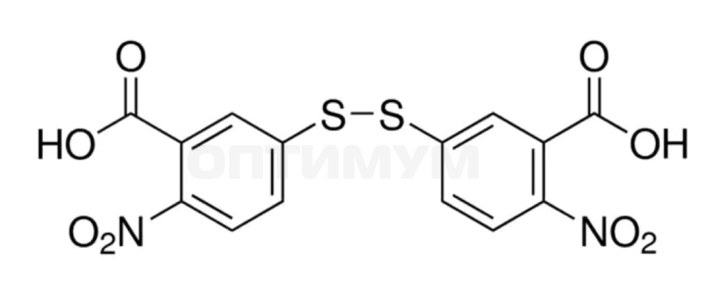Дитио-5,5'-бис(2-нитробензойная кислота), 98%, Extra Pure, CAS 69-78-3, CDH