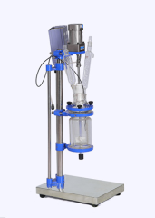 Реактор лабораторный, 400°С, 20 л, EXS-20L, с рубашкой, верхнеприводной мешалкой с взрывобезопасным исполнением, штативом, ZZKD