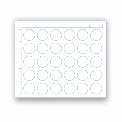 Карточка-планшет на 30 белых лунок без строк для записи, 250 шт./уп., 2700 шт./кор., Sovtech, Россия