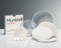 Фильтры зольные, складчатые, тип V5, d 240 мм, 130 г/м2, 8 с/10 мл, >20 мкм, 100 шт, Ahlstrom (Munktell)