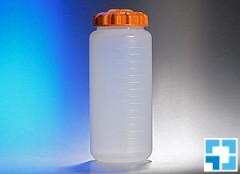 Бутыль 500 мл, ПП, плоское дно, навинчивающаяся крышка c уплотнителем, 27500g, 4 шт./уп., 24 шт./кор., Corning