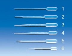 Пипетки Пастера VITLAB, объем 3,5 мл, количество капель 25- 28 мл, PE-LD